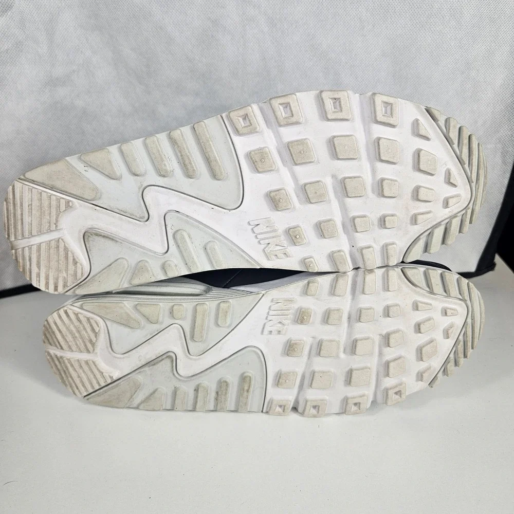 Nike‎ Air Max 90 White Spring Green Anthracite Light Iron Ore Mens 7 Sneakers